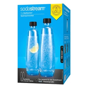 SODASTREAM DUO PACK GLAS BOTTLE