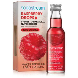 SODASTREAM FRUIT DROPS RASPBERRY 40m