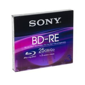 SONY BLU-RAY BD-RE 25GB JC X3