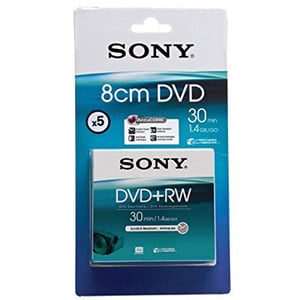 SONY DVD+RW 30MN/8CM X5