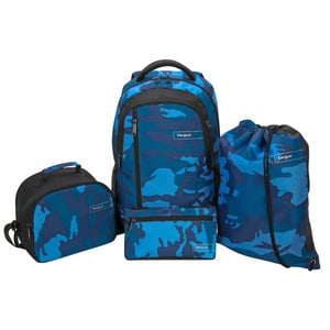 TARGUS BACKPACK SET BLUE CAMO