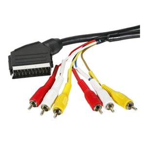 TEMIUM SCART TO 6 RCA IN/OUT