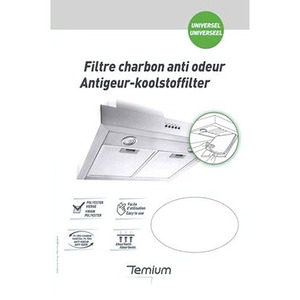 TEMIUM UNIVERSEEL EN SNIJDBAAR ANTI-GEUR KOOLSTOFFILTER