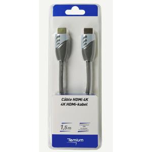 TEMIUM CABLE HDMI 1.5M 2.0 4K