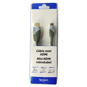 TEMIUM CABLE MINI HDMI 3M