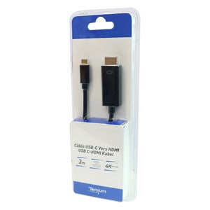 TEMIUM CABLE USB-C - HDMI 3M