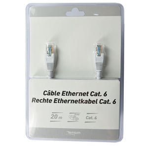 TEMIUM RJ45 NETWORKCABL 20M CAT6