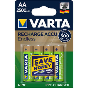 VARTA ENDLESS AA 2500MAH BLS 4