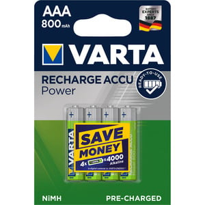 VARTA 800 MAH AAA LR03 X4