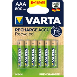 VARTA 800 MAH AAA LR03 5+1