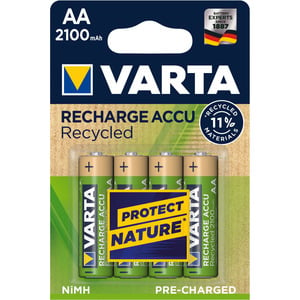 VARTA RECYCLED AA 2100MAH BLS 4