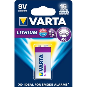 VARTA LITHIUM 9V SMOKE DETECTOR