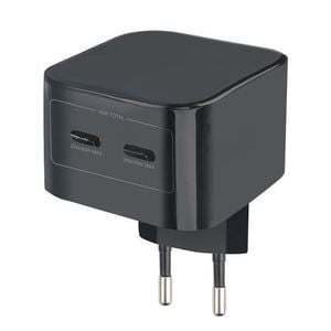 WEFIX 45W CHARGER 2X USB-C BK