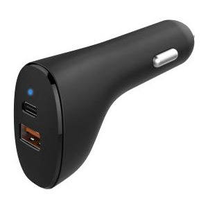 WEFIX CAR CHARGER 2 USB + USB-C CABLE FAST CHARGE