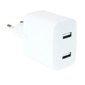 WEFIX CHARGEUR 2XUSB-A.4A BLANC