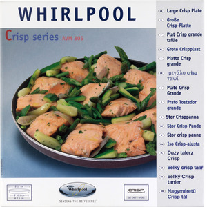 WHIRLPOOL CRISP AVM305 LARGE PLATE