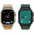 APPLE Watch Ultra 2 GPS + Cellular 49mm Botier en titane noir , Boucle Trail noir - M/L