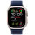 APPLE Watch Ultra 2 GPS + Cellular 49mm Botier en titane naturel , Boucle Trail bleu - M/L