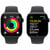 APPLE Watch Series 10 GPS 42mm Botier en aluminium noir de jais , Bracelet Sport noir - S/M