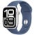 APPLE Watch Series 10 GPS + Cellular 42mm Botier en aluminium argent , Bracelet Sport denim - S/M