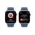 APPLE Watch Series 10 GPS 46mm Botier en aluminium argent , Bracelet Sport denim - M/L