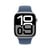 APPLE Watch Series 10 GPS 46mm Botier en aluminium argent , Bracelet Sport denim - S/M