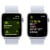 APPLE Watch SE GPS + Cellular 44mm Botier en aluminium argent , Boucle Sport nue bleue