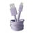 FRESH 'N REBEL USB - APPLE LIGHTNING CABLE 2M DREAMY LILAC