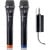 LENCO MCW-020 BK SET DE 2 MICROPHONES SANS FIL