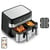 MOULINEX DUAL EASY FRY & GRILL 8.3L STAINLESS STEEL EZ905D20