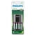 PHILIPS AA/AAA CHARGER + 4 AAA