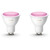 PHILIPS HUE HUE SPOT - CLAIRAGE BLANC ET COLOR - PACK DE 2