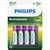 PHILIPS 1300 MAH AA LR06 X4