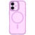 QDOS HYBRID DROP SOFT TOUCH PINK FOR IPHONE 16