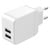 WEFIX DUAL USB CHARGER USB-A 2.4A WHITE