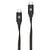 WEFIX FLAT CABLE USB-C/USB-C 1M BLACK