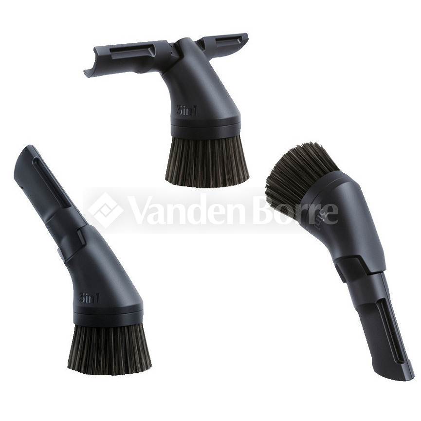 Twin Brush zachte borstel (zwart) - XXL water