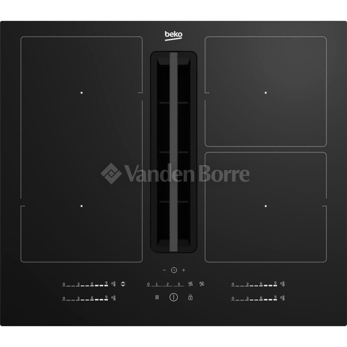 B1904N | 54 cm 126 L Table Top Geïntegreerde koelkasten | GLOBAL