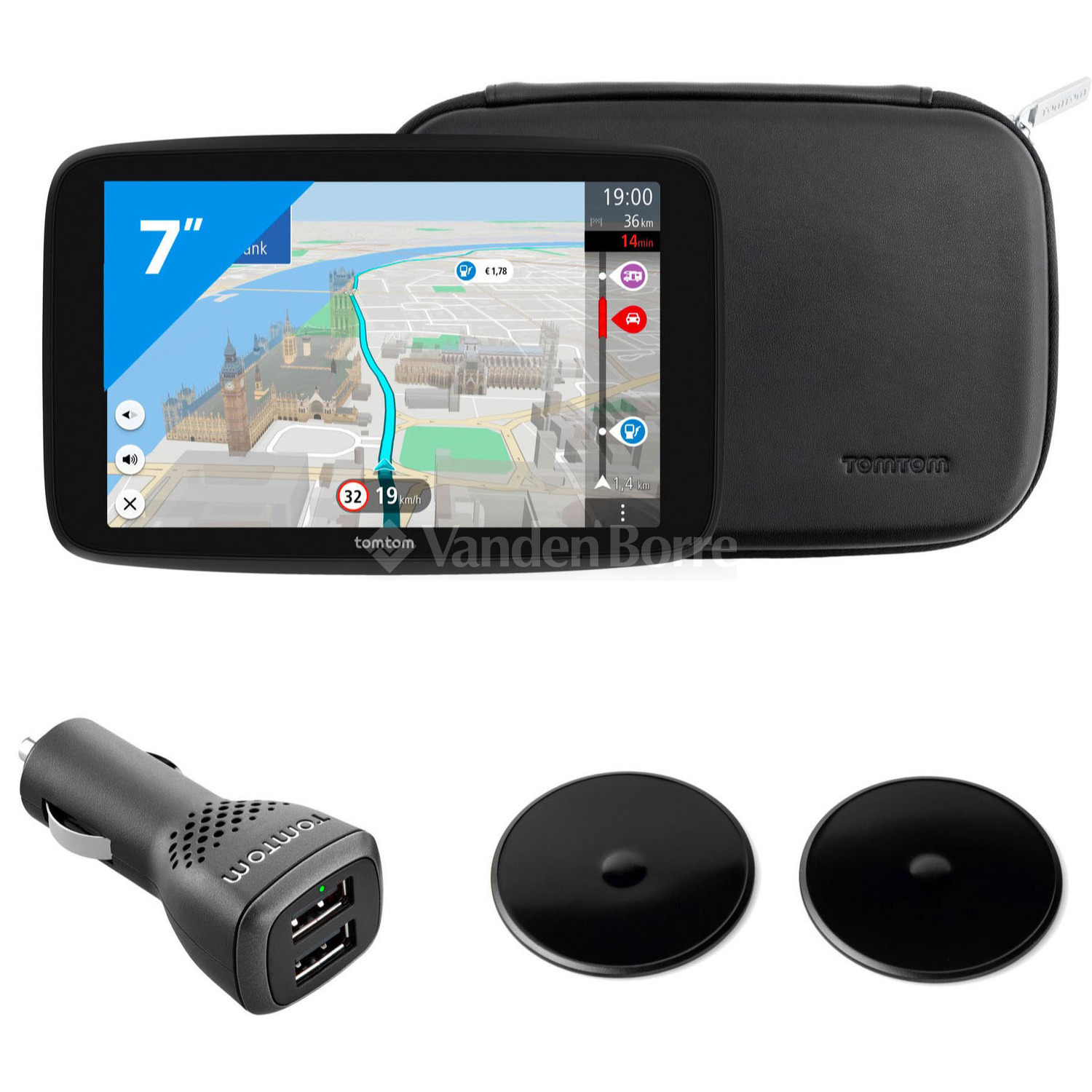 Savvies 6 Stück Schutzfolie für TomTom GO Camper Max Displayschutz