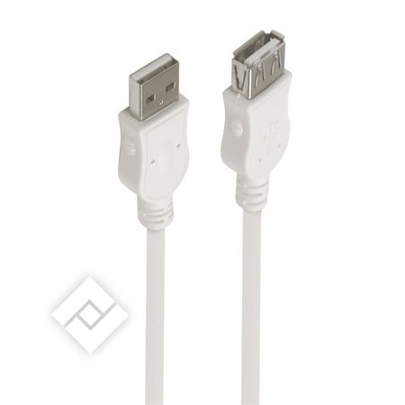 ACCSUP USB-A EXTENSION 3M WHITE