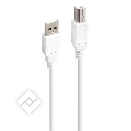 ACCSUP USB-A/USB-B 1.8M WHITE