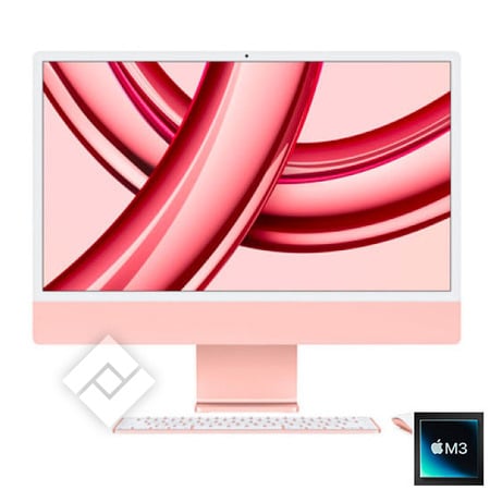 APPLE IMAC 24 (2023) M3 10-CORE GPU 512GB PINK QWERTY