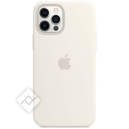 APPLE IPHONE 12/12 PRO SILICONE CASE WITH MAGSAFE WHITE