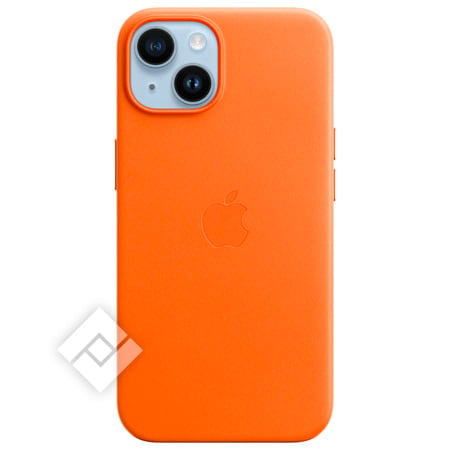 APPLE IPH14 LEATHER ORANGE