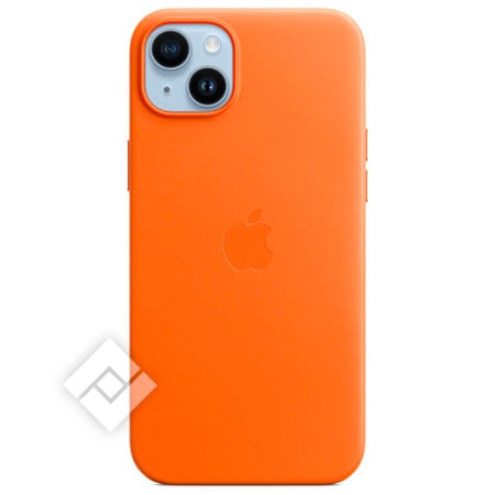 APPLE IPH14PLUS LEATHER ORANGE