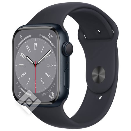 APPLE WATCH SERIES 8 GPS 45MM MIDNIGHT ALUMINIUM CASE WITH MIDNIGHT SPORT BAND REFURBISHED GRADE B