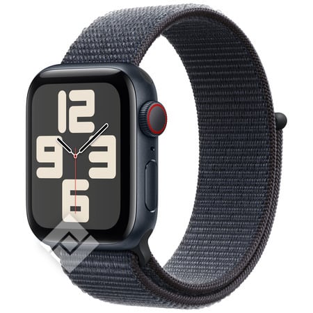 APPLE Watch SE GPS + Cellular 40mm Botier en aluminium minuit , Boucle Sport encre