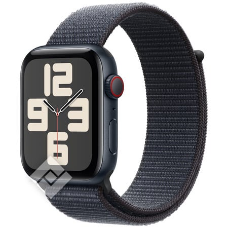 APPLE Watch SE GPS + Cellular 44mm Botier en aluminium minuit , Boucle Sport encre