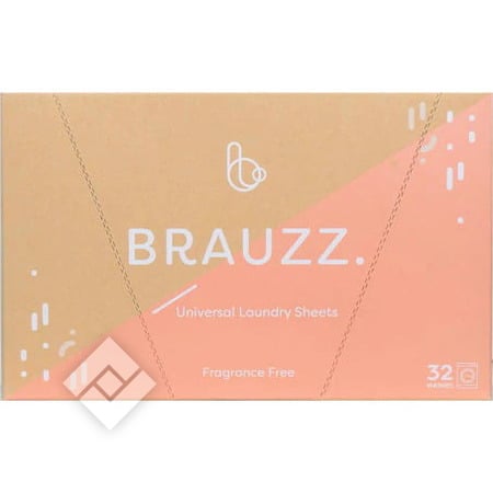 BRAUZZ LAUNDRY SHEET SCENT FREE