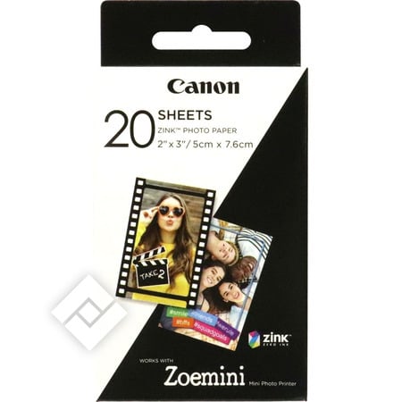 CANON 20 SHEETS ZINK ZOEMINI